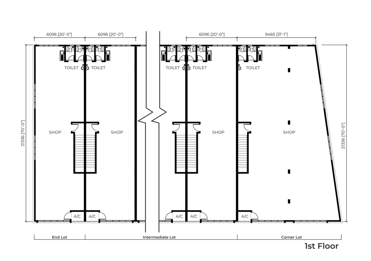 1st Floor – Lot 15–29